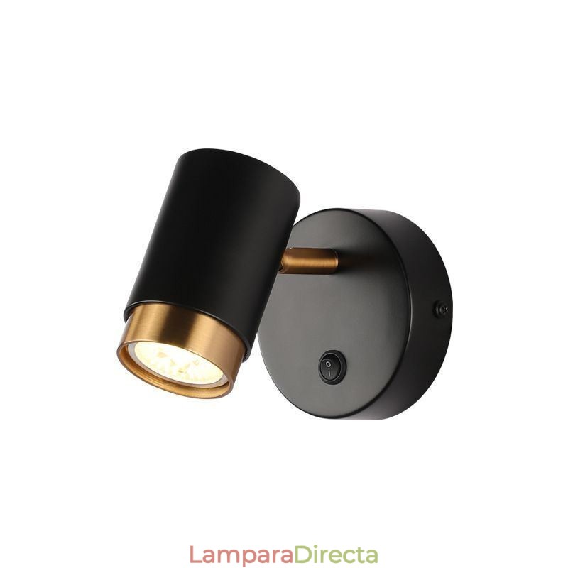 Lámpara de pared giratoria moderna, lámpara de pasillo minimalista
