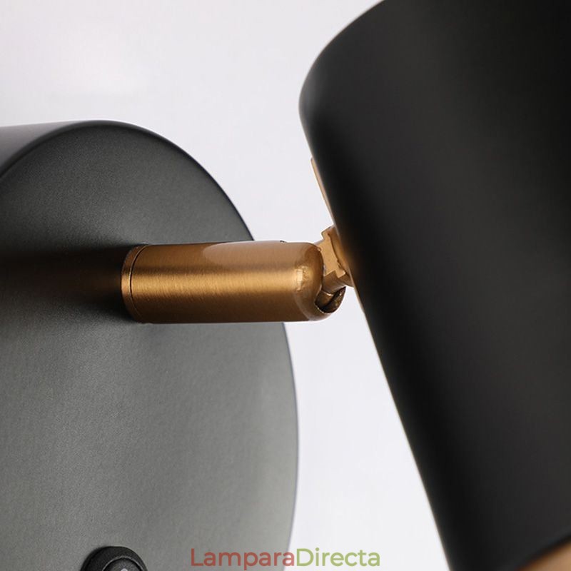 Lámpara de pared giratoria moderna, lámpara de pasillo minimalista