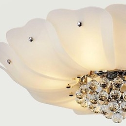 Lámpara colgante de metal galvanizado con cristal, estilo rústico, clásico, tradicional, contemporáneo y vintage.