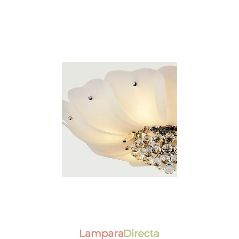 Lámpara colgante de metal galvanizado con cristal, estilo rústico, clásico, tradicional, contemporáneo y vintage.