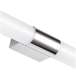 Lámpara de espejo de acero inoxidable, moderna lámpara de pared para baño, aplique de pared