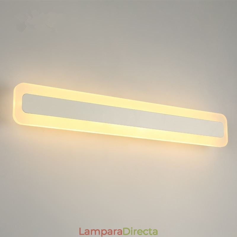 Nueva lámpara de espejo de pared moderna de acrílico cosmético para baño