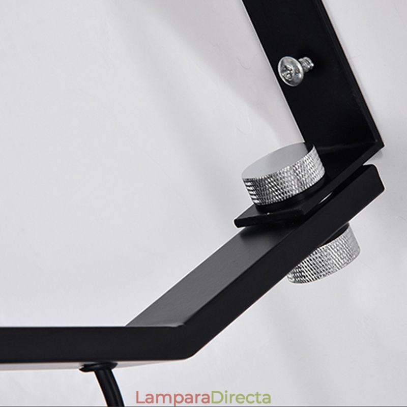 Lámpara de pared de un solo brazo basculante para lectura de cabecera