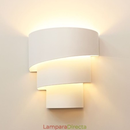 Lámpara de pared minimalista moderna con forma de pastel en espiral, lámpara de noche Lámpara de pared minimalista moderna con forma de pastel en espiral, lámpara de noche