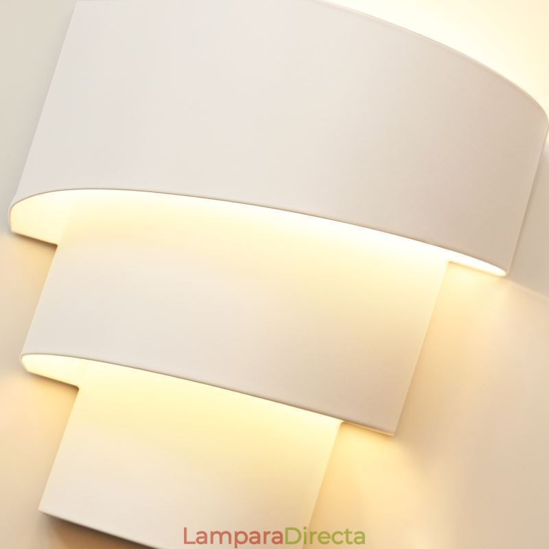 Lámpara de pared minimalista moderna con forma de pastel en espiral, lámpara de noche