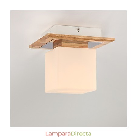Lámpara empotrada estilo mini moderna contemporánea de madera Lámpara empotrada estilo mini moderna contemporánea de madera