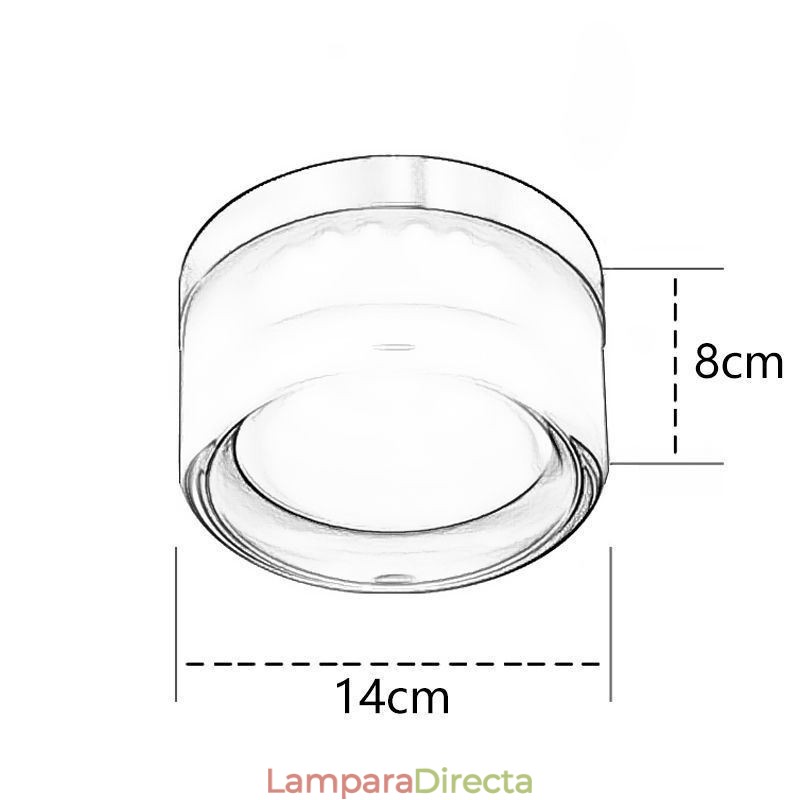 Aplique de pared moderno minimalista de acrílico de un solo cabezal redondo de hierro forjado, aplique de pared pequeño