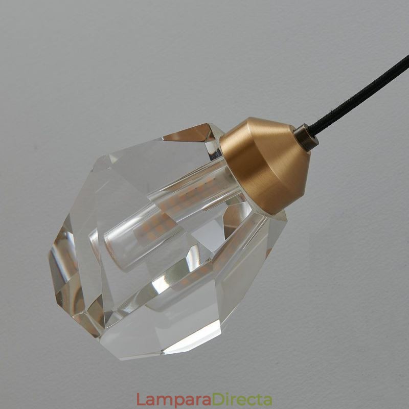 Lámpara de pared moderna con aplique de cristal creativo