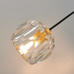 Lámpara de pared moderna con aplique de cristal creativo