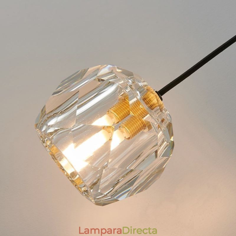 Lámpara de pared moderna con aplique de cristal creativo