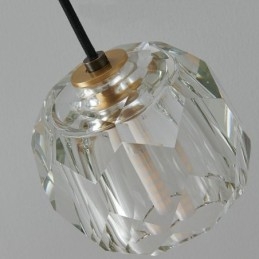 Lámpara de pared moderna con aplique de cristal creativo