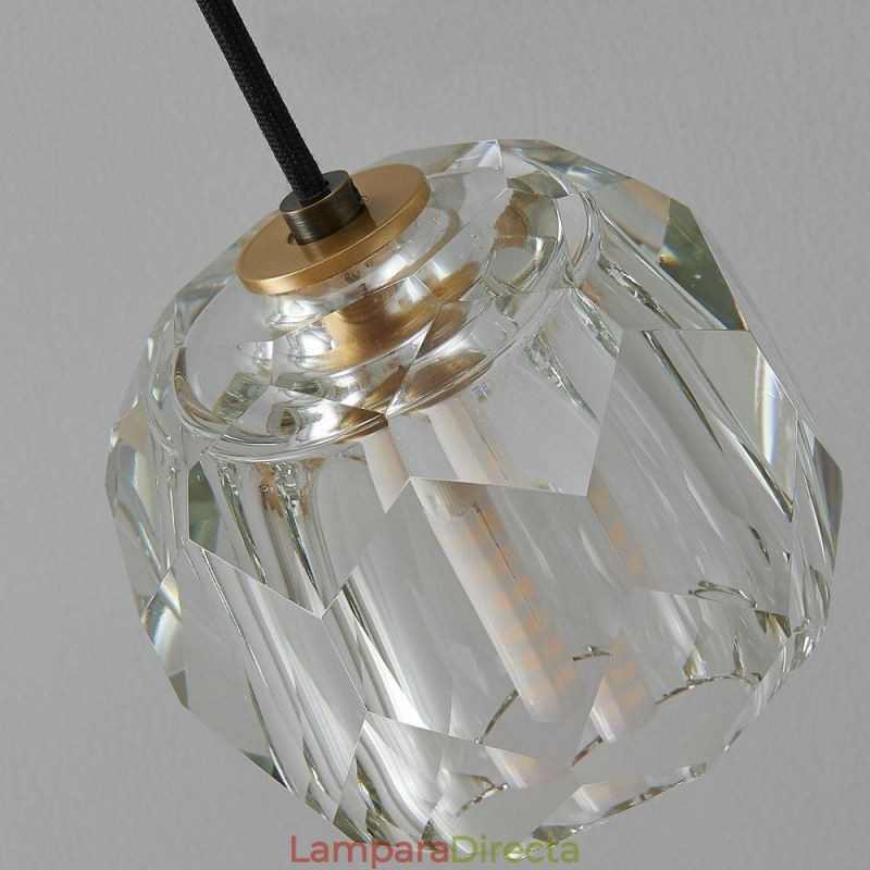 Lámpara de pared moderna con aplique de cristal creativo