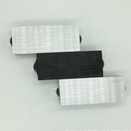 Apliques de pared modernos de aluminio con iluminación hacia arriba y hacia abajo