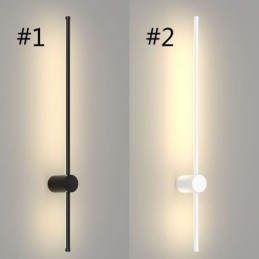 Lámpara de pared larga moderna, lámpara de decoración para mesita de noche, lámpara de pasillo