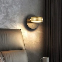 Lámpara de pared giratoria moderna minimalista