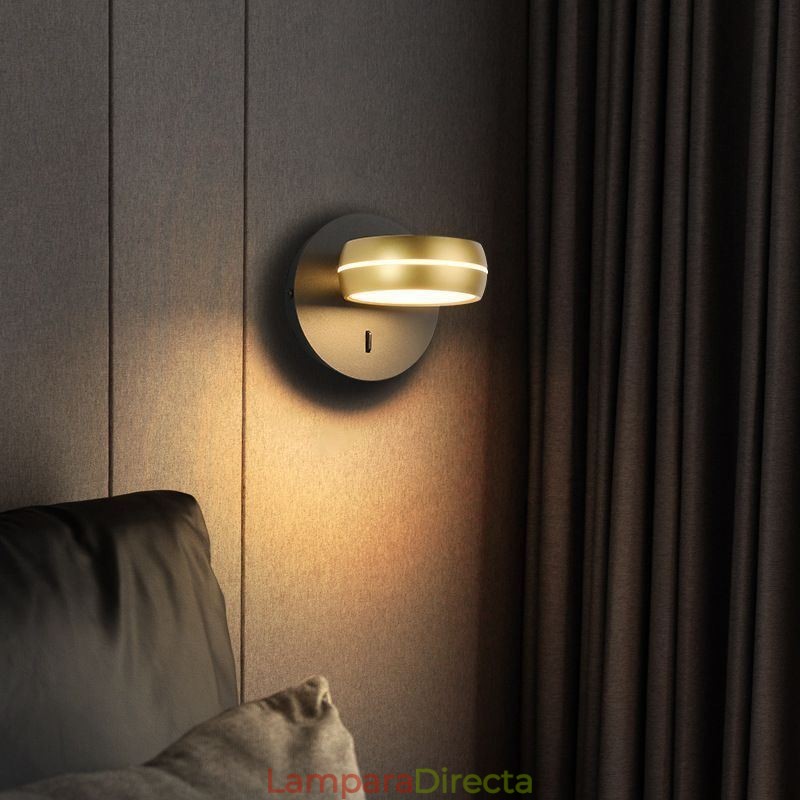 Lámpara de pared giratoria moderna minimalista