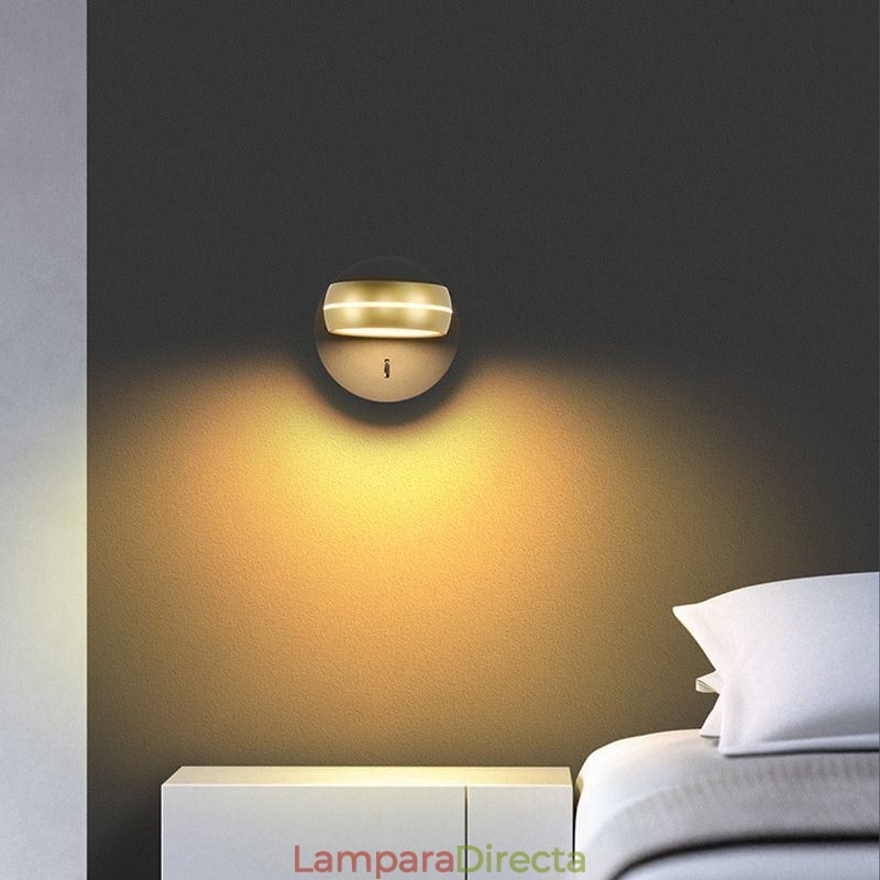 Lámpara de pared giratoria moderna minimalista