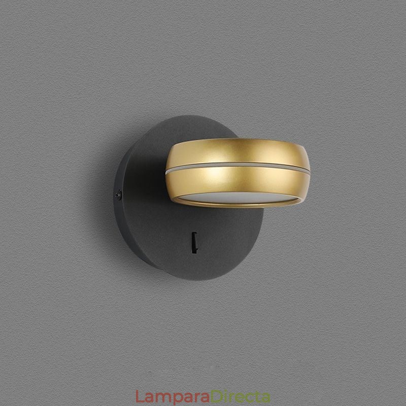 Lámpara de pared giratoria moderna minimalista