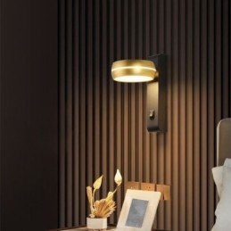 Lámpara de pared giratoria moderna minimalista