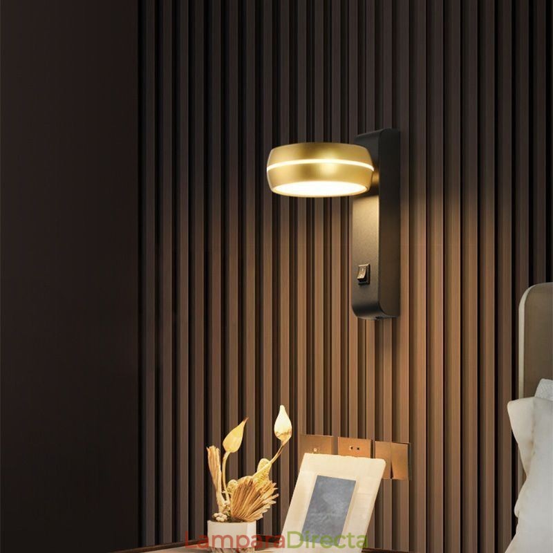 Lámpara de pared giratoria moderna minimalista