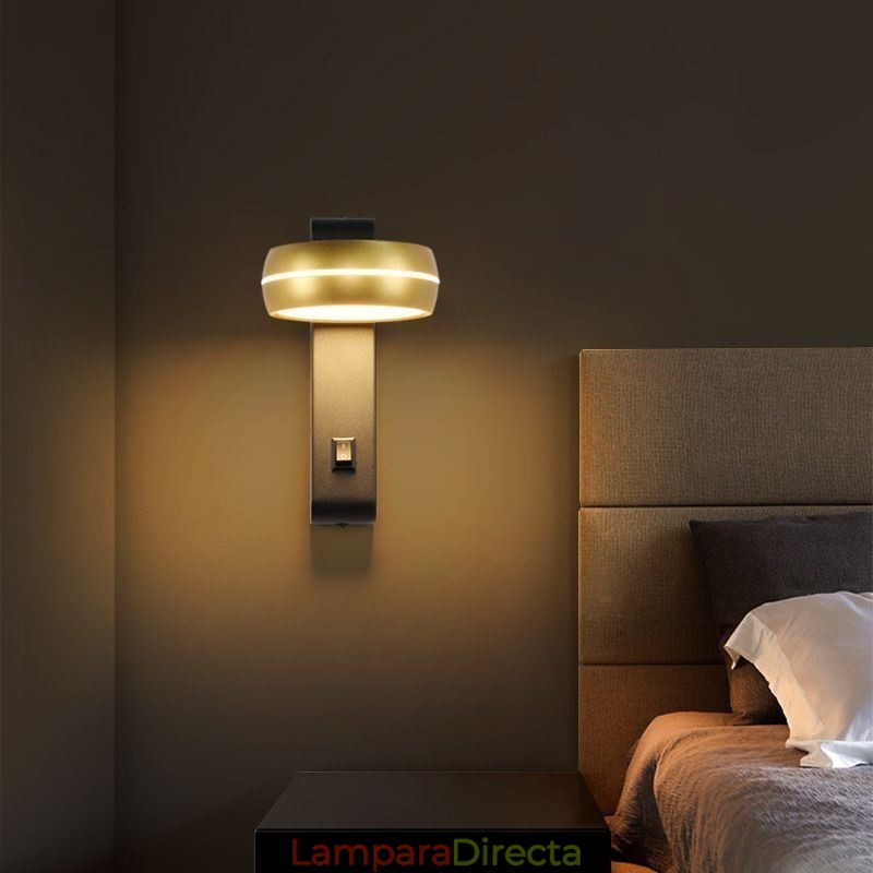 Lámpara de pared giratoria moderna minimalista