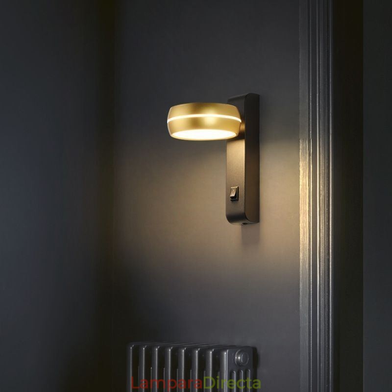 Lámpara de pared giratoria moderna minimalista