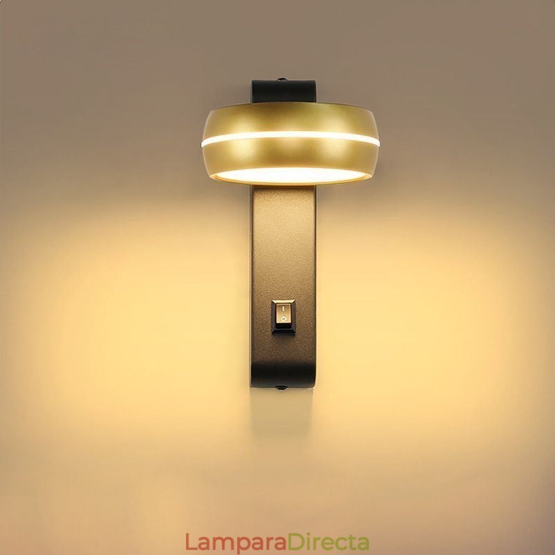 Lámpara de pared giratoria moderna minimalista