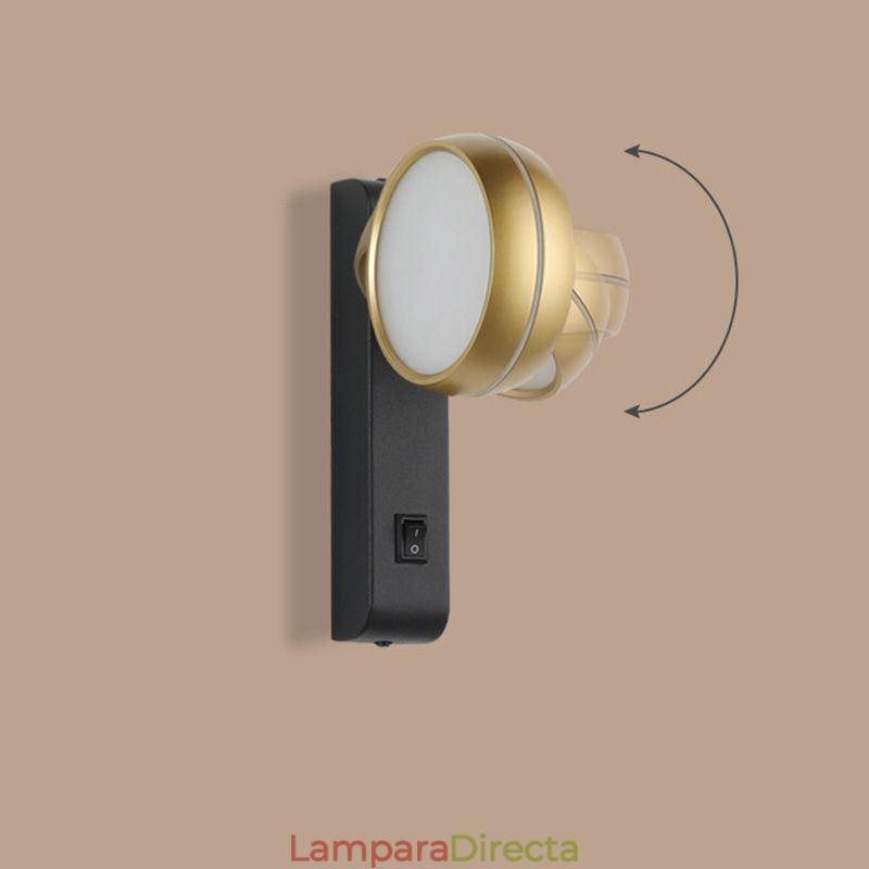 Lámpara de pared giratoria moderna minimalista
