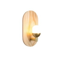 Lámpara de pared decorativa de madera, luces de pasillo de entrada, luz de pared de noche nórdica