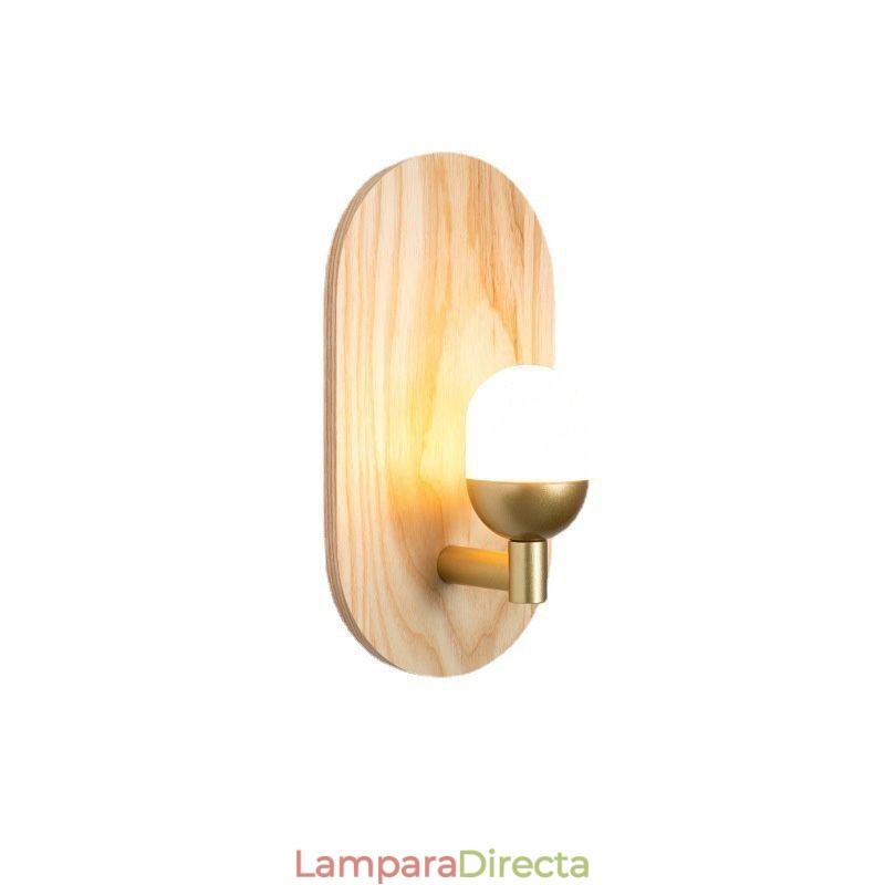 Lámpara de pared decorativa de madera, luces de pasillo de entrada, luz de pared de noche nórdica