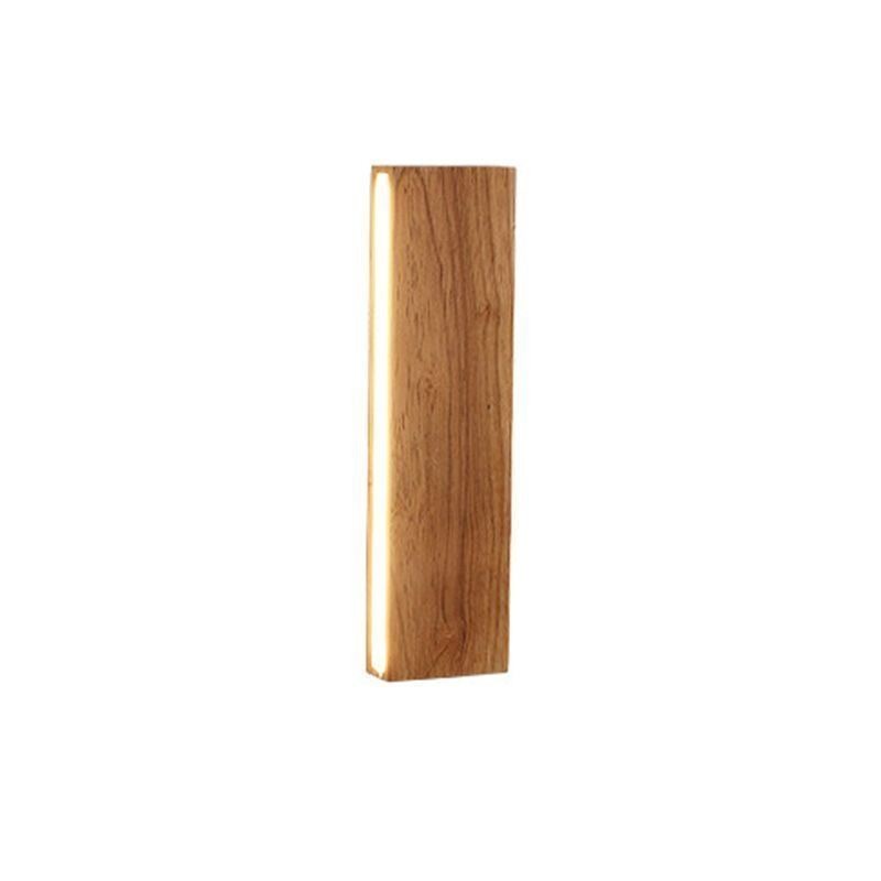 Aplique de pared moderno de madera para entrada, pasillo, luz de noche nórdica