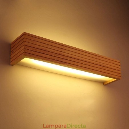 Lámparas de pared de madera de estilo japonés, lámpara de baño, aplique de pared para el hogar Lámparas de pared de madera de estilo japonés, lámpara de baño, aplique de pared para el hogar
