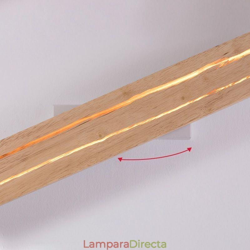 Lámpara de pared de madera moderna, luces de pasillo de entrada, luz de pared de noche nórdica