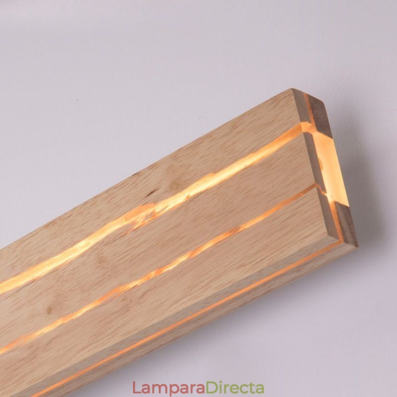Lámpara de pared de madera moderna, luces de pasillo de entrada, luz de pared de noche nórdica