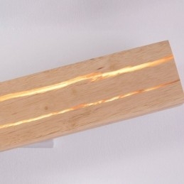 Lámpara de pared de madera moderna, luces de pasillo de entrada, luz de pared de noche nórdica