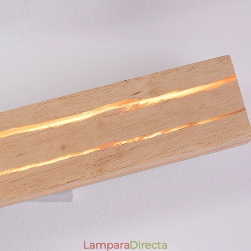 Lámpara de pared de madera moderna, luces de pasillo de entrada, luz de pared de noche nórdica