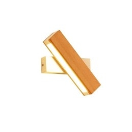 Lámpara de pared de madera maciza europea, iluminación de pared para cabecera, lámparas modernas y sencillas.
