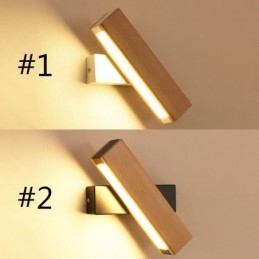 Lámpara de pared de madera maciza europea, iluminación de pared para cabecera, lámparas modernas y sencillas.