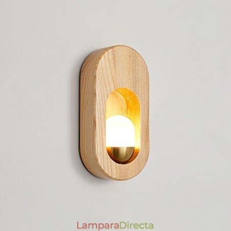 Lámpara de pared de madera con decoración japonesa para entrada y pasillo Lámpara de pared de madera con decoración japonesa para entrada y pasillo