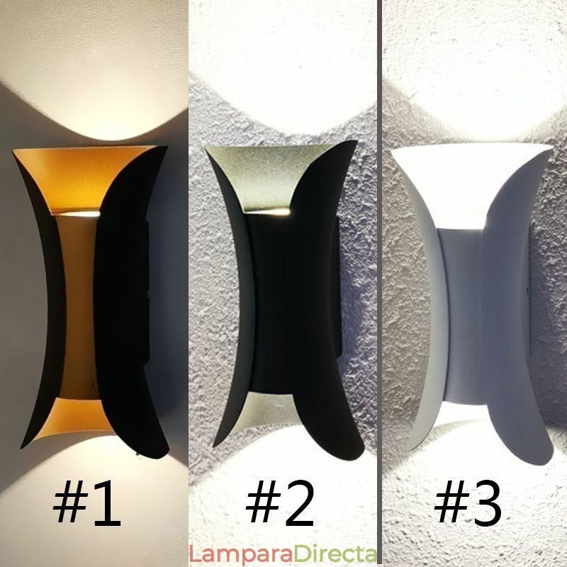 Lámpara de pared moderna, impermeable, para patio, balcón y pasillo.