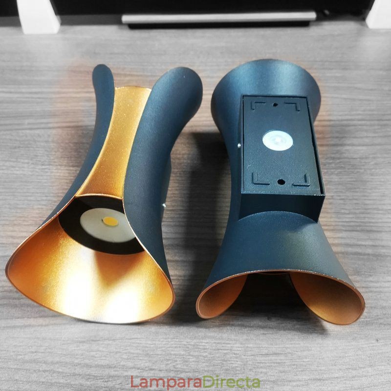 Lámpara de pared moderna, impermeable, para patio, balcón y pasillo.