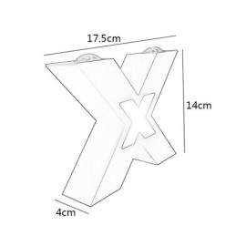 Aplique de pared Art Deco de aluminio para interiores con iluminación de arriba a abajo