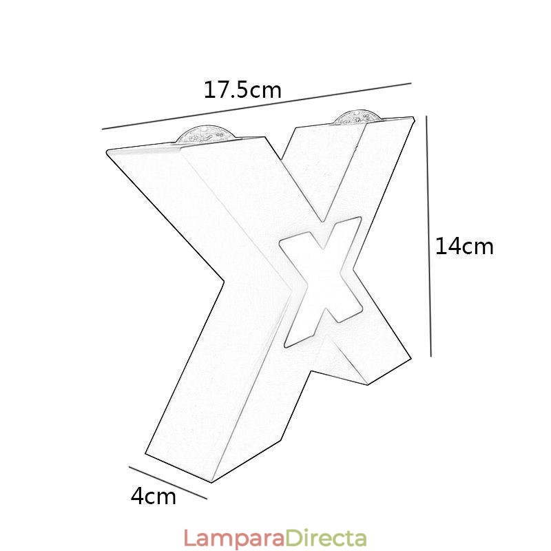 Aplique de pared Art Deco de aluminio para interiores con iluminación de arriba a abajo