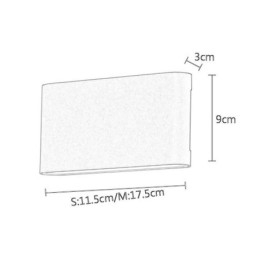 Lámpara de pared moderna, impermeable, de aluminio, sencilla, para interiores.