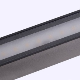 Lámpara de pared moderna, impermeable, de aluminio, sencilla, para interiores.