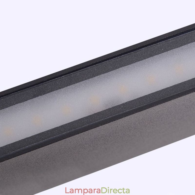 Lámpara de pared moderna, impermeable, de aluminio, sencilla, para interiores.