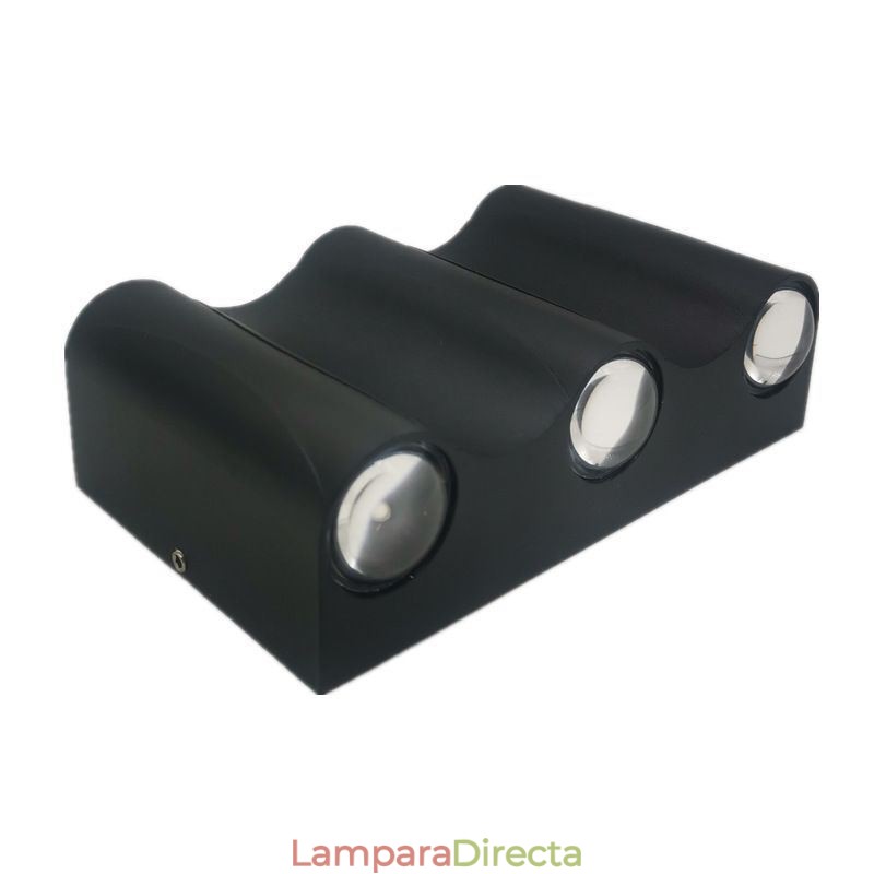 Lámpara de pared de aluminio para balcón, luz de porche montada en superficie