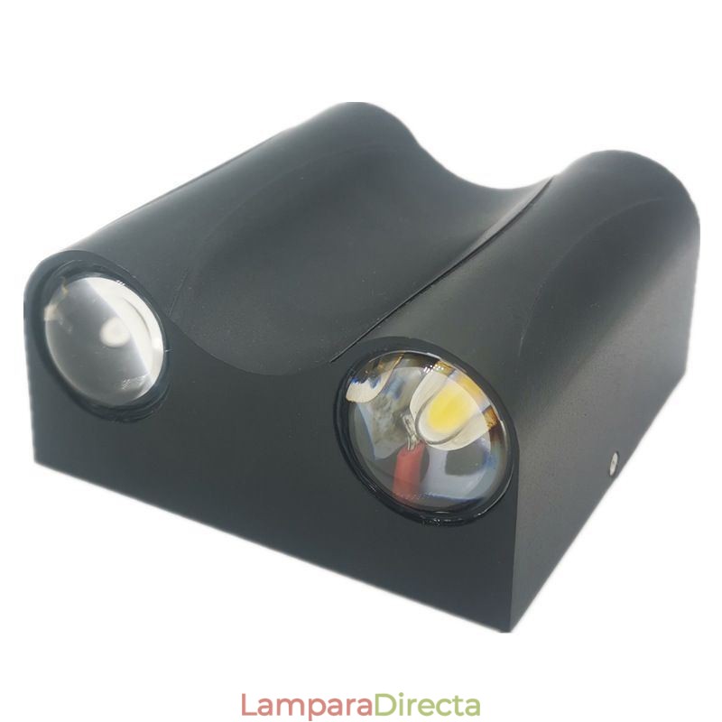 Lámpara de pared de aluminio para balcón, luz de porche montada en superficie
