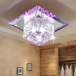 Lámpara de cristal entre focos SMD, lámpara creativa, tubo de luz, luz de cúpula absorbente