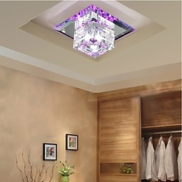Lámpara de cristal entre focos SMD, lámpara creativa, tubo de luz, luz de cúpula absorbente